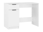 White Desk 100x50x75 cm Engineered Wood DQGJ61398