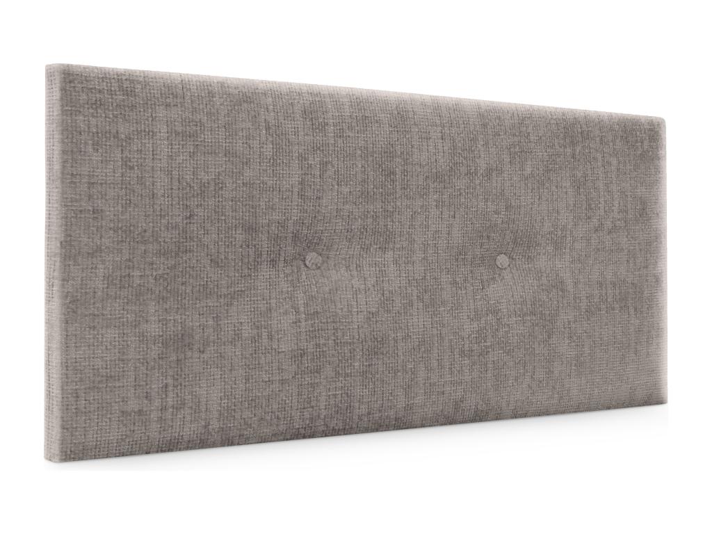 Nobellea Natural Wool Headboard with Buttons 105x50cm Beds 105 - Grey WLII24168