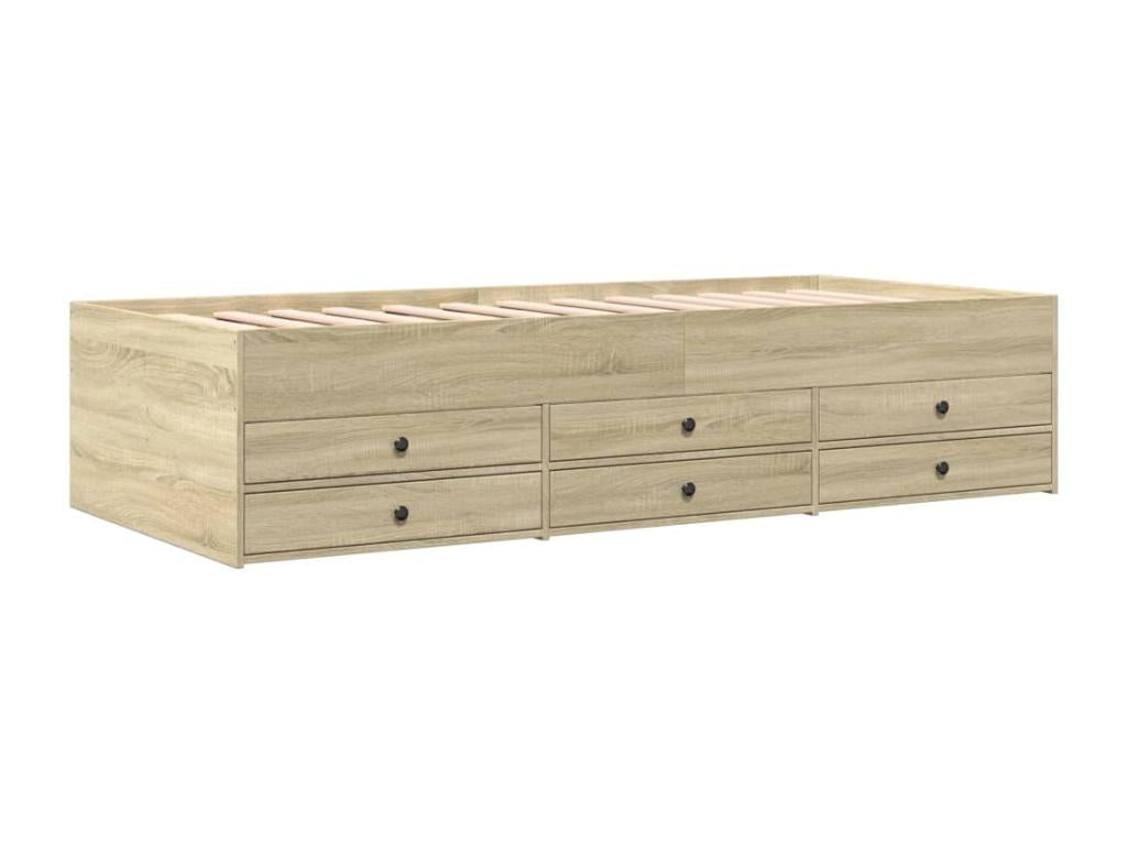 Dekonao oak daybed with drawers (mattress not included) 100x200 cm WZXB48501