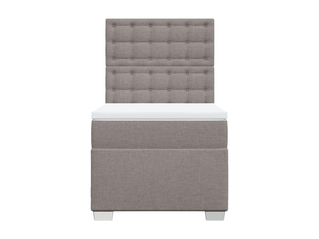 Nobellea bed base with Nobellea mattress 90x190 cm Fabric WWUY77109