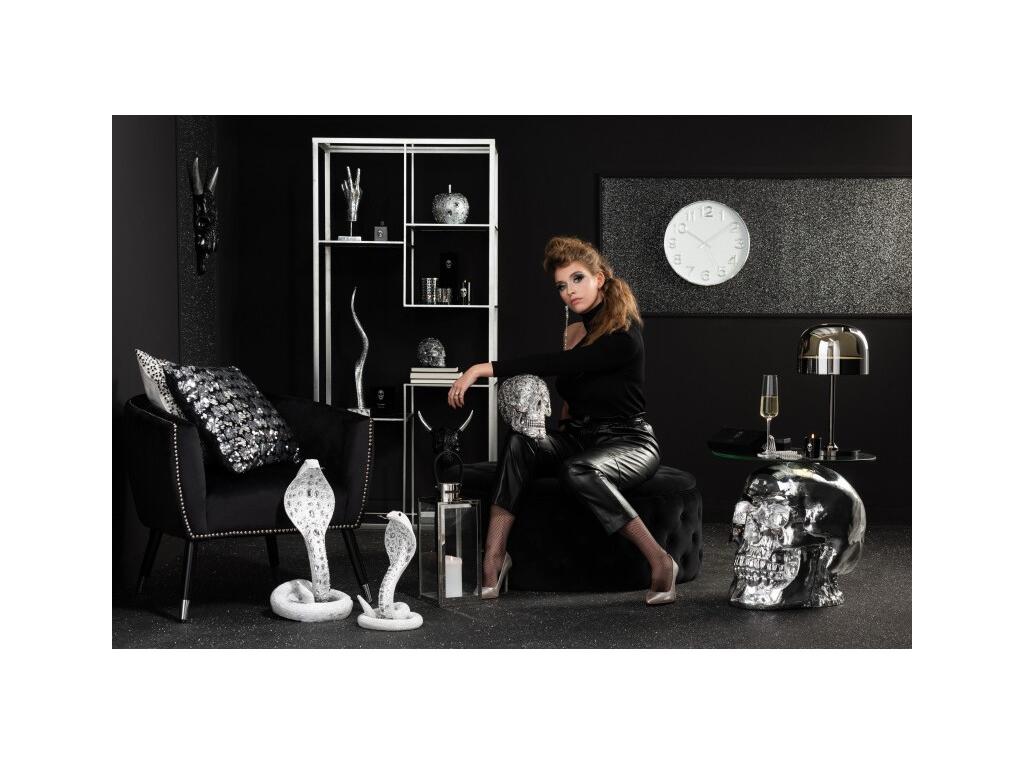 Dekonao Round Velvet Pouf 100cm Anthracite KKMY58911