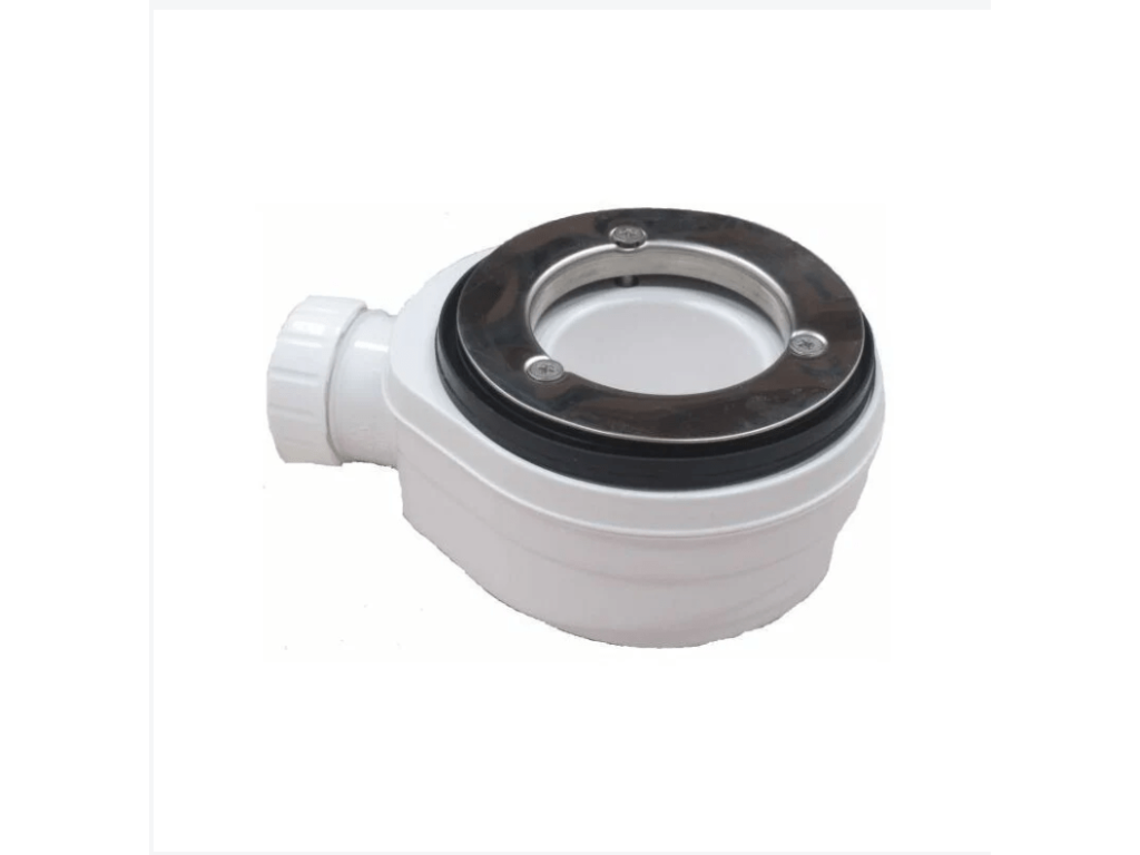 Shower tray 75x120 cm Dekonao line Extra Thin Beige Ral 1019 in Synthetic Resin and Marble Powder with Free-Mounting Drain KXHI96432