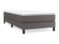 Nobellea bed base with mattress, Grey 90x190 Faux Leather DJHJ25182