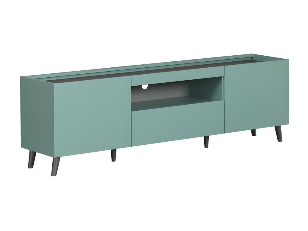Melton TV stand, blue-grey. LVVA23933