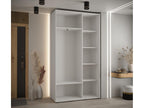 Nobellea 3 Sliding Door Wardrobe 235.2/140/45 2 Doors White/White/Silver BVAH19238