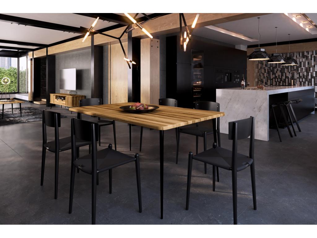 Dekonao - Natural oiled wild oak table 90x110 LZOT94540