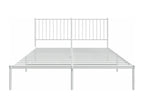 Metal bed with white headboard 160x200 MKJL66176