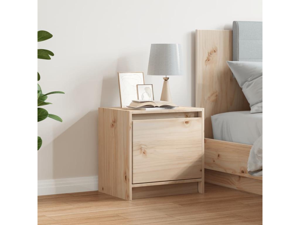 Bedside table 40x30.5x40 cm solid pine wood XRSX68501