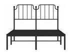 Metal bed frame with black headboard 120x190 KSUG46760