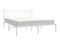 Metal bed with white headboard 160x200 MKJL66176