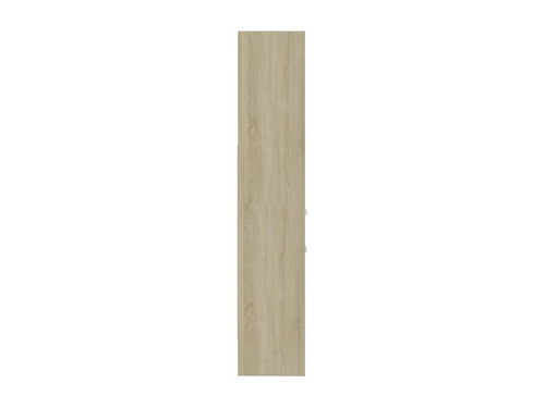 Dekonao White and Oak Bookcase 40x35x180 cm Chipboard HKGU61121