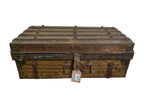 Brown metal suitcase 52x31x19h UJKF50055