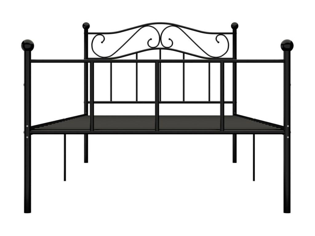 Black Metal Bed 100x200 MKCB39256