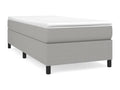 Nobellea bed base, light grey, 90x190 cm, fabric NVSC59538