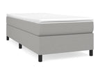 Nobellea bed base, light grey, 90x190 cm, fabric NVSC59538