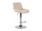 Set of 2 cream metal stools 50x50x86 cm 10 0004274 GGOF66298