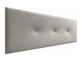 Dekonao Smooth Velvet Headboard with Buttons 145x50 cm Fits 120/135/140 cm Beds - Beige HTET28317