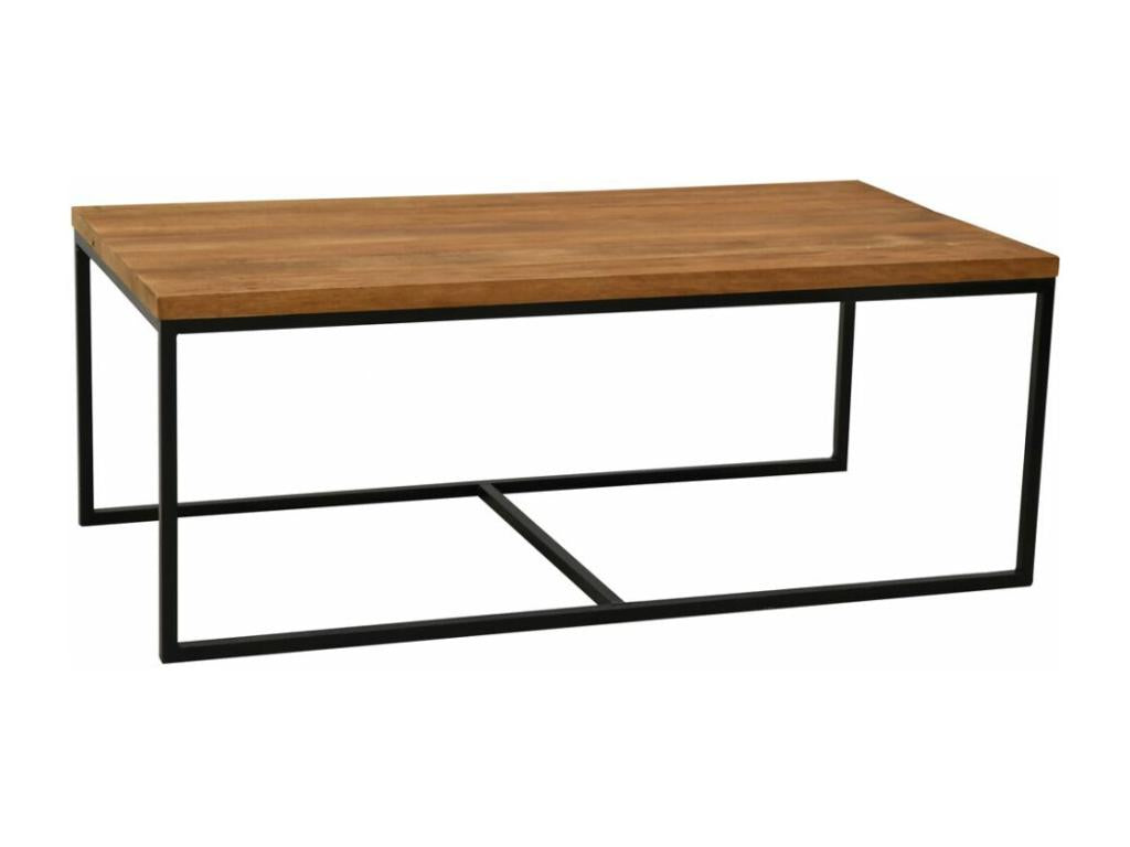 Dekonao Modular Coffee Tables in Recycled Wood and Metal, Set of 3 SRTA00357