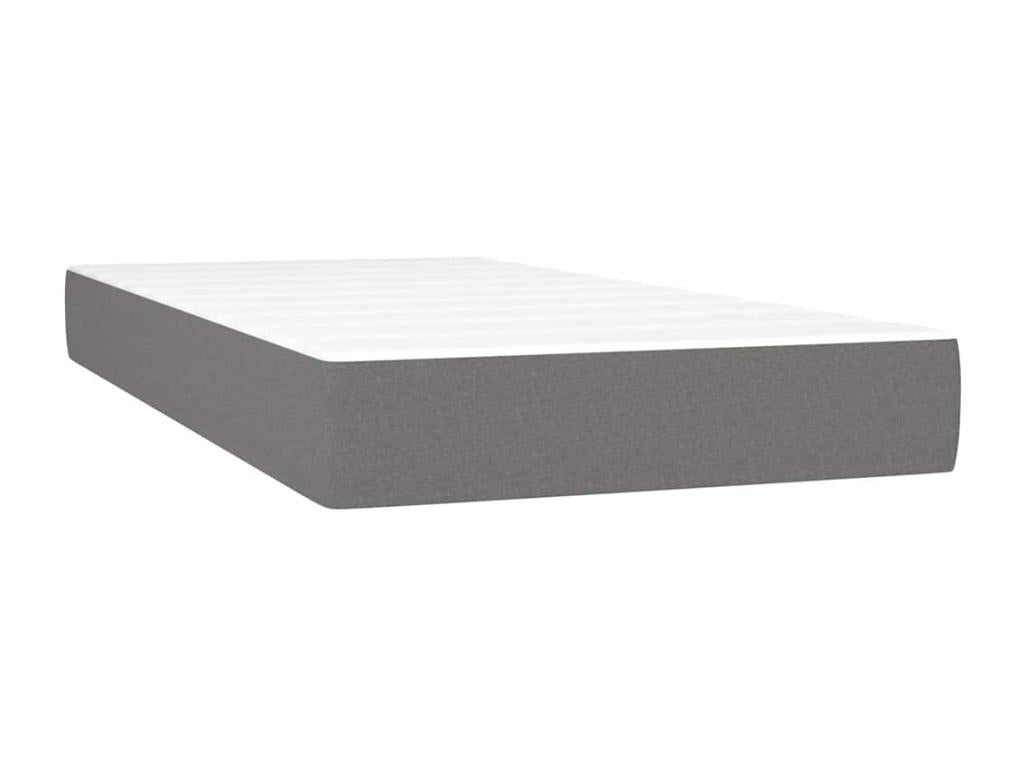 Nobellea bed base with dark grey mattress 120x190cm fabric XQLZ97063