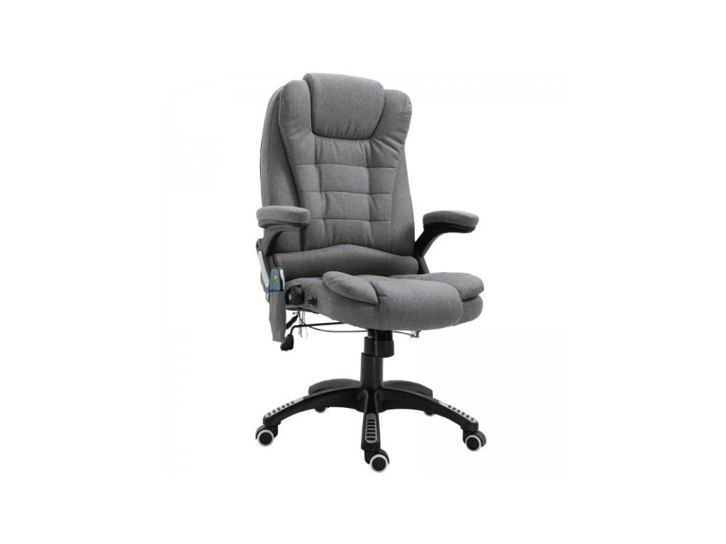 Dekonao Massaging Office Chair, Heather Grey ZXDK69424