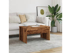Coffee table in aged wood, 80x50.5x41.5 cm, engineered wood, GCLW91576