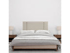 Nobellea Recycled Wood Headboard DM Vertical Pallet Style 145x46cm Bed 145 - Beige Spikes NPEB25577