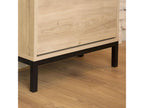 Natural wood effect shoe cabinet 60x142 YYUH49451