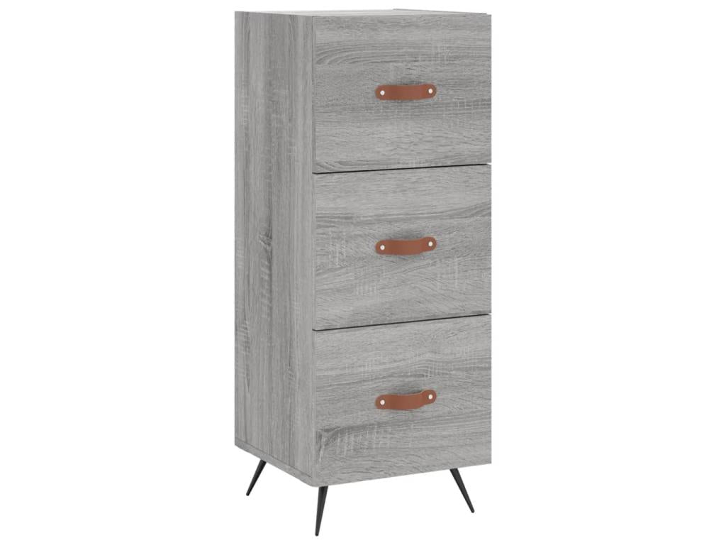 Nobellea grey sideboard 34.5x34x90 cm Engineered wood WRZU64990
