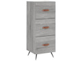 Nobellea grey sideboard 34.5x34x90 cm Engineered wood WRZU64990