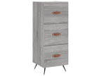 Nobellea grey sideboard 34.5x34x90 cm Engineered wood WRZU64990