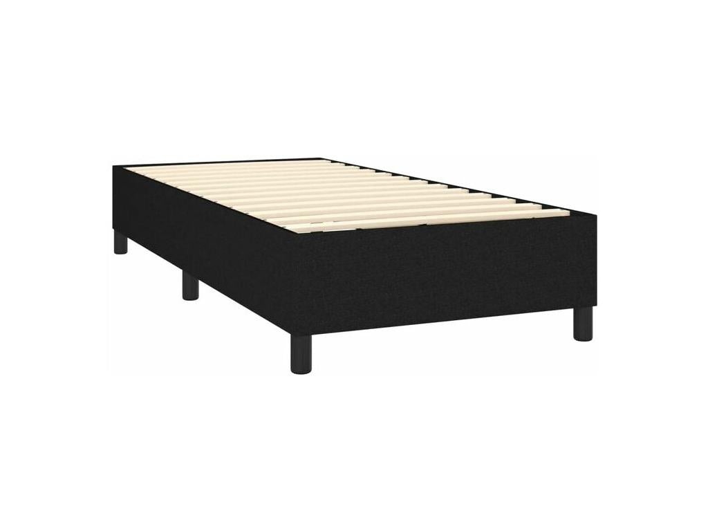 Nobellea bed base with black 90x200 mattress, fabric ZUBS13015