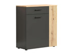 Nobellea shoe cabinet, grey oak finish. UPGQ48794