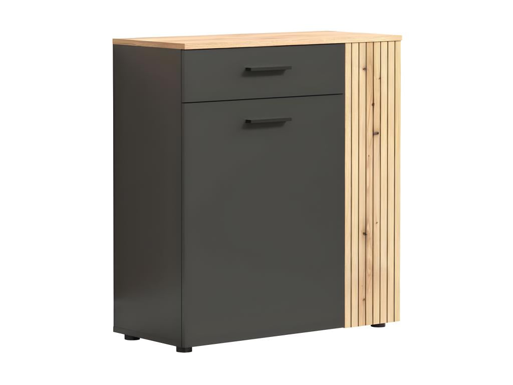 Nobellea shoe cabinet, grey oak finish. UPGQ48794