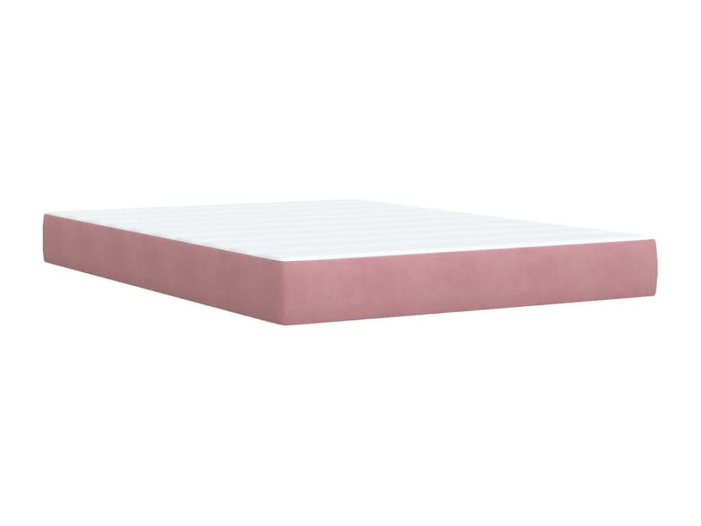 Nobellea bed base with mattress, Rose 140x190 cm Velvet KTLP32576