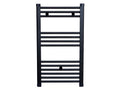 Nobellea 80x50 cm matte black hot water towel rail radiator ZDET50937