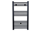 Nobellea 80x50 cm matte black hot water towel rail radiator ZDET50937