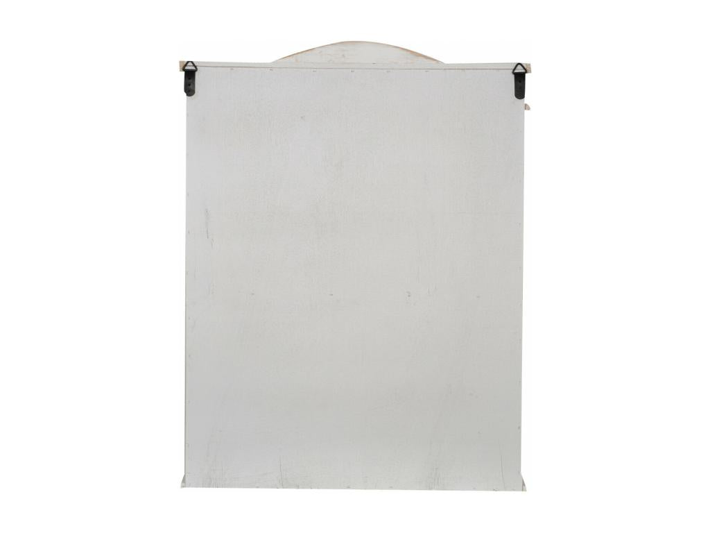 Kitchen cabinet 74x17x84 cm - 2 Doors - Antique White - Nobellea - 1 tall cabinet - Wall-mounted display cabinet for bathroom and living room ROGH11052