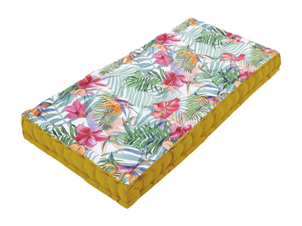 Printed cotton pallet cushion 120x60 cm Boisona NYFN95287