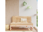 Central sofa 120x80 cm solid pine wood OIZG69727