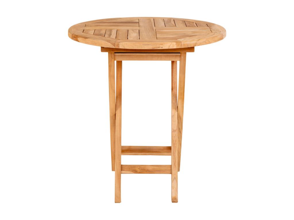 Dekonao 70cm Teak Garden Table. UJBW41194