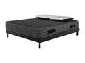 Nobellea Black Memory Foam Mattress Set - 160x200 and 2 Visco Pillows 60x60 - Nobellea Grey Bed Base MWTZ68046