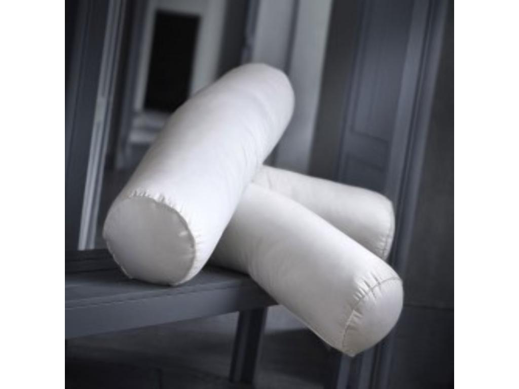 Bolster pillow 140cm diameter 21cm polyester microfiber bolster color White Nobellea-TEX certified PSIO70313