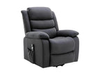 Dekonao QSOQ11979 Electric Reclining Chair in Anthracite Fabric
