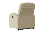Cream Fabric Reclining Armchair YPLO95889