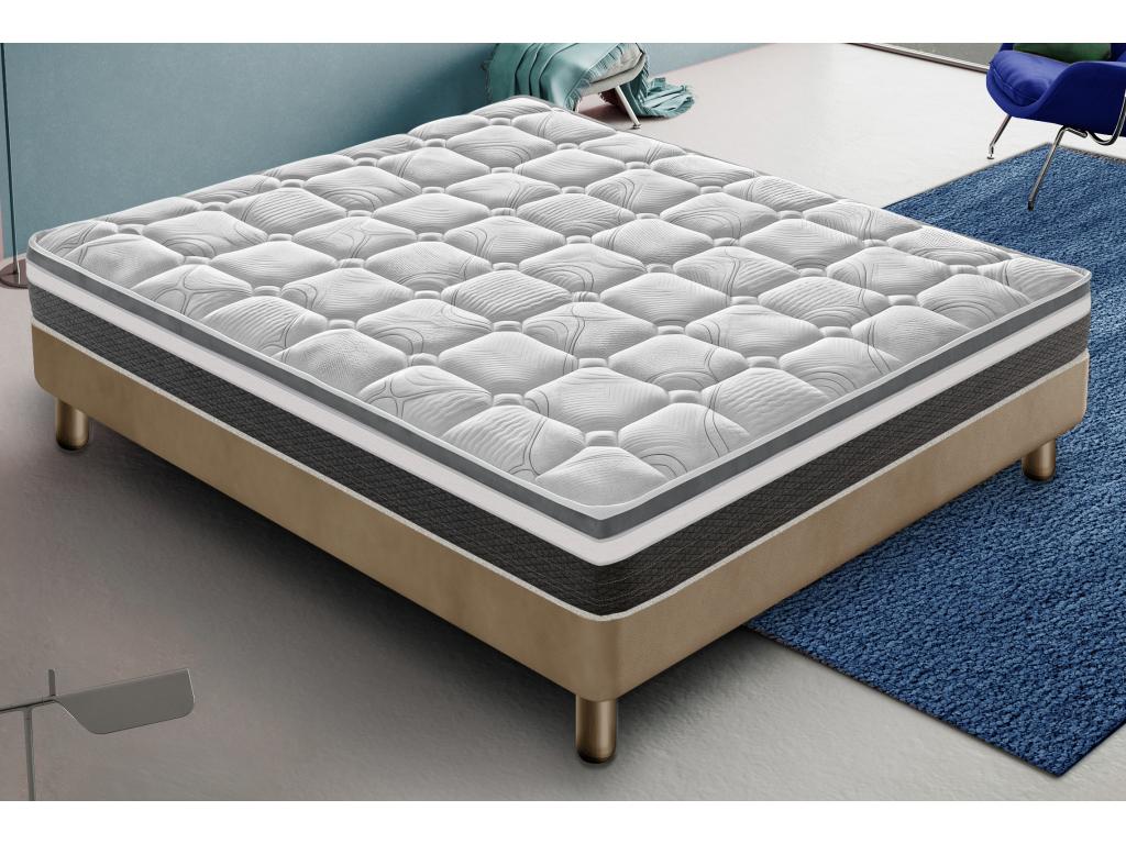 140x200 cm Memory Foam Mattress - High Density - Reversible - 20 cm Thick LUWV73838