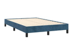 Dark blue bed frame 120x190 cm velvet KSIO76035