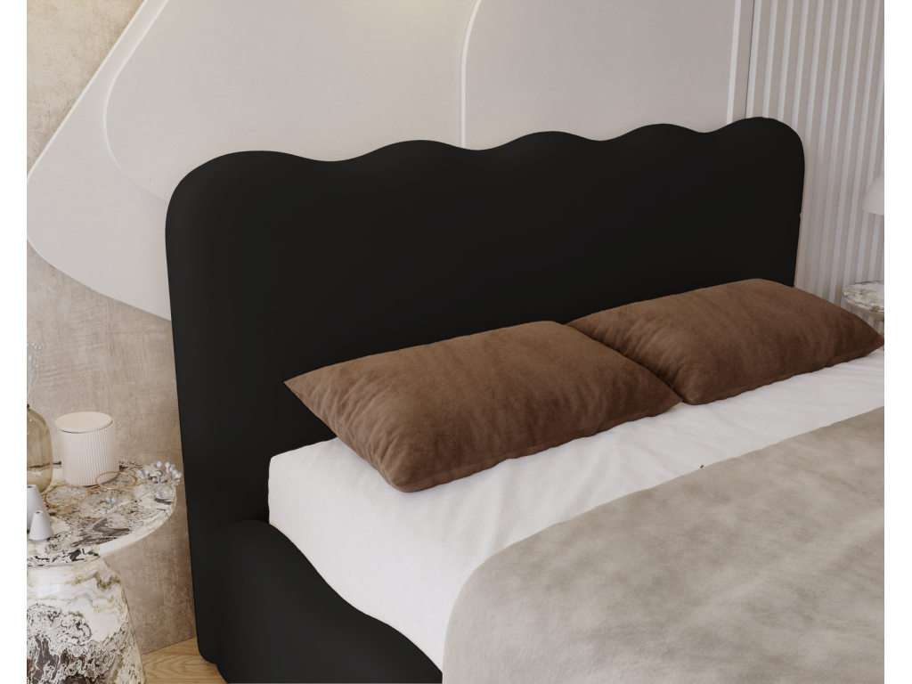 Dekonao Bed with Storage, Double Bed 200x200 cm, Dekonao Black Bed, Dekonao 21 HMNB28365