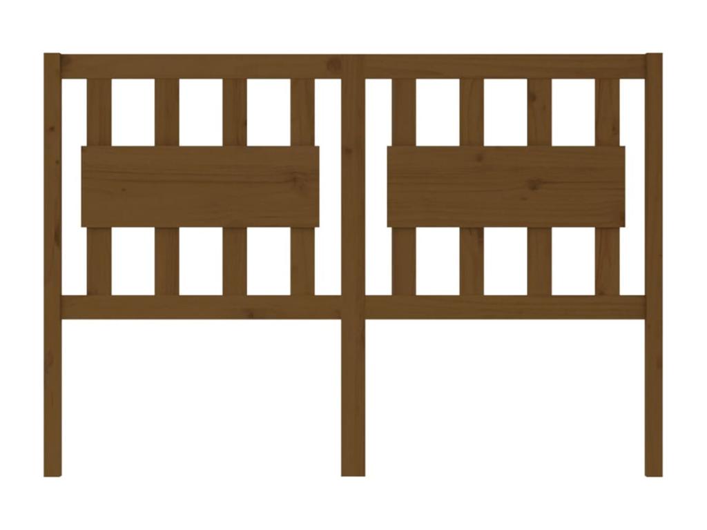 Honey Brown Headboard 145.5x4x100 cm Solid Pine Wood ICUM33148