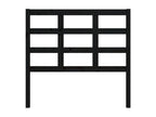 Black Headboard 105.5x4x100 cm Solid Pine Wood MJEZ99507