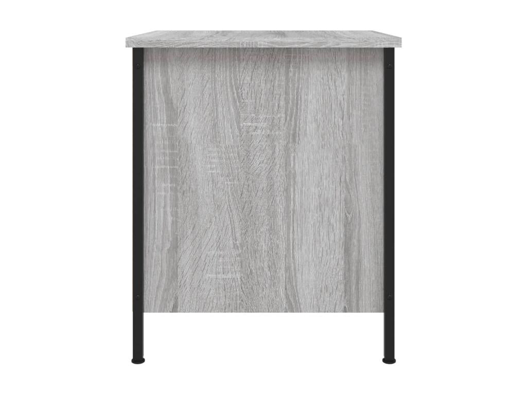 Dekonao 2-piece bedside tables, grey, 40x42x50cm, engineered wood, NNMM42939